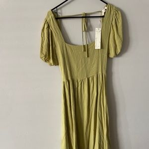 MIDI green dress